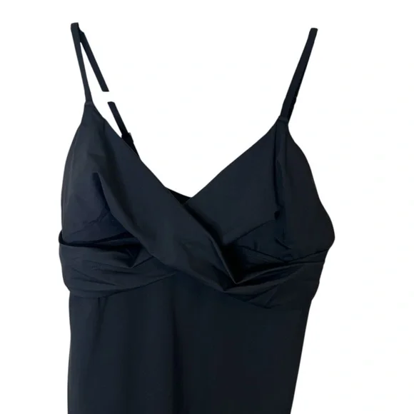 KNIX Sculpt Wrap One Piece Swimsuit- Black UPF 50- XL - Picture 6 of 13